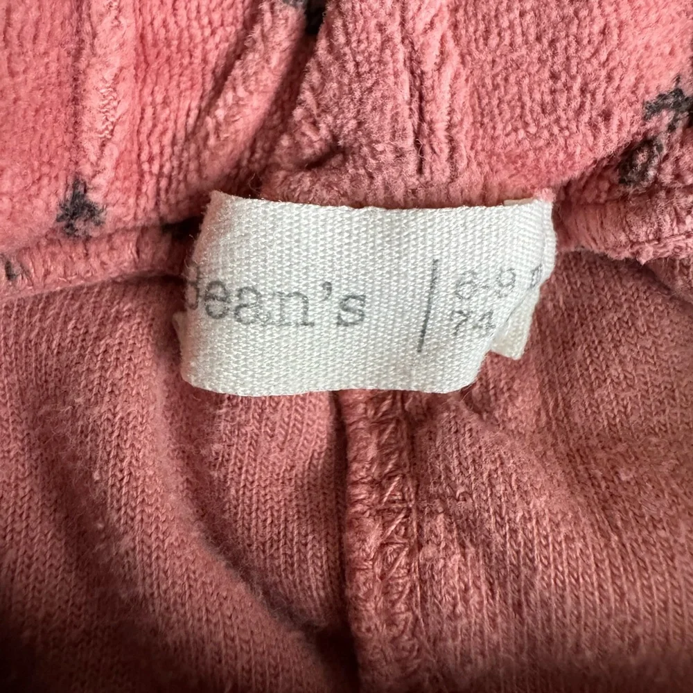 Bean’s Barcelona. Baby Ruffle Velvet Sweatshirt and Pants Set, Size 6-9 Months